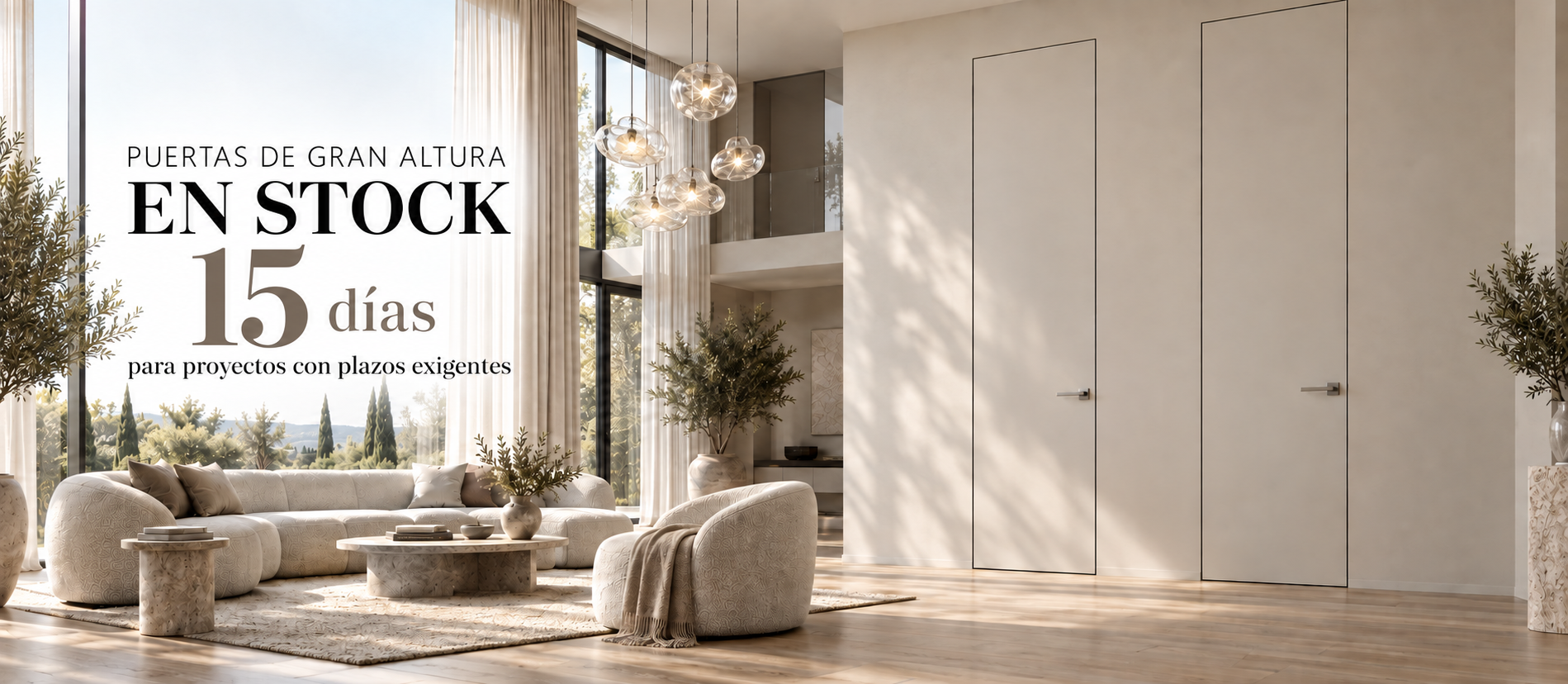 Promoción actual de puertas en stock